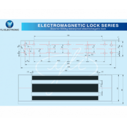 YLI YM500NWPACK Paquete de cerradura magnética para 1200 lb de