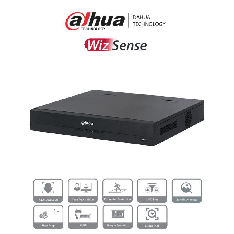 DAHUA DHI NVR4432 16P EI NVR de 8 Megapíxeles 4K WizSense 32