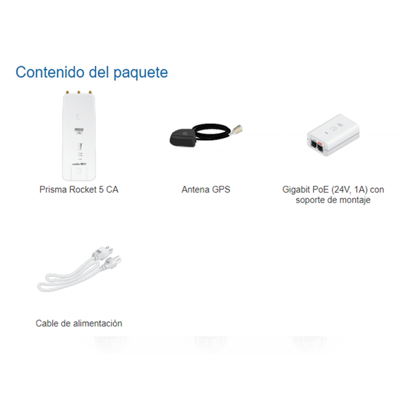 Ubiquiti Rocket Rp Ac Gen Radio Conectorizado Airmax Ac Prism Gen