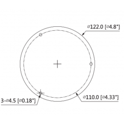 DAHUA IPC-HDBW5442R-S - Camara IP Domo 4 Megapixeles IA/ lente 2.8mm/ Face Detection/ H.265+/ IR 50 Mts/ Ranura para MicroSD