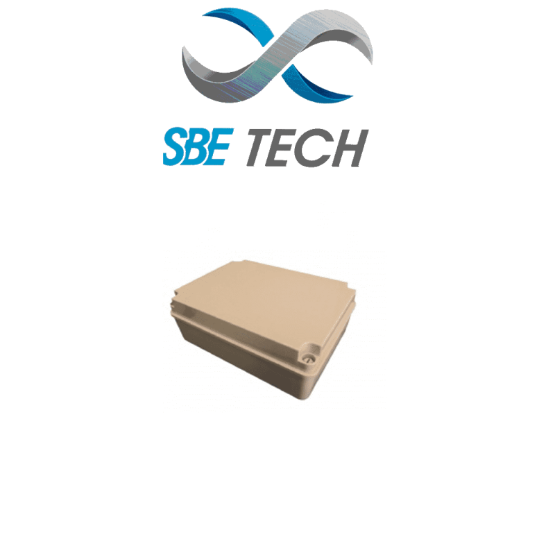 SBETECH SBE-OP20020013 Gabinete plástico con cubierta opaca  /  200 mm alto  /  200 mm ancho  /  130 mm profundidad