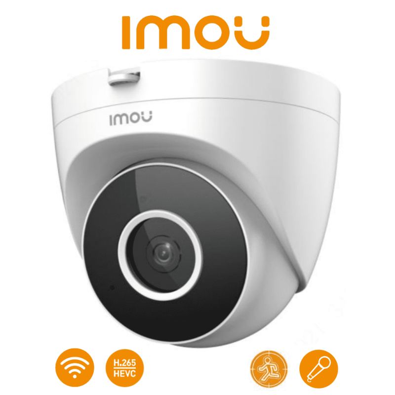 IMOU Turret SE - Camara IP Domo Wifi de 2 Megapixeles /  Lente de 2.8 mm /  92 Grados de Apertura /  Micrófono Integrado