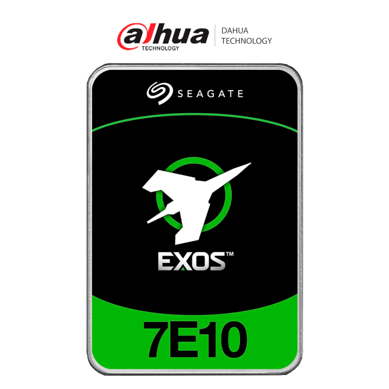 DAHUA ST10000NM017B Disco Duro para Servidor Seagate Exos 7E10 10TB SATA III 7200RPM 3.5" 6 Gbit / s