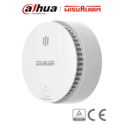 DAHUA WISUALARM HY-SA20A - Detector de Humo Standalone (Autonomo) /  Sensor Fotoeléctrico /  Sonido de Alarma de 85dB