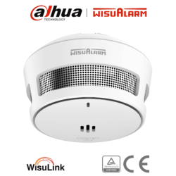 DAHUA WISUALARM DHI-HY-SA40A-R8 - Detector de Humo Inalambrico (Interconectable Hasta 24 Disp) /  Sensor Fotoeléctrico