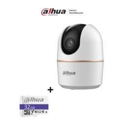 Bundle Cámara IP DH-H5A Domo Motorizado Wifi de 5 Megapíxeles con IA, autotracking, audio bidireccional (micrófono y altavoz), s