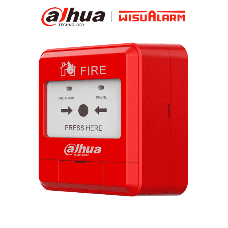 DAHUA WISUALARM HY-1200 - Estacion Manual de Alarma de Emergencia Direccionable / 2 Hilos sin Polaridad DAHUA WISUALARM HY-1200 - Estacion Manual de Alarma de Emergencia Direccionable / 2 Hilos sin Polaridad