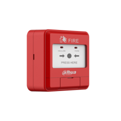 DAHUA WISUALARM HY-1200 - Estacion Manual de Alarma de Emergencia Direccionable /  2 Hilos sin Polaridad