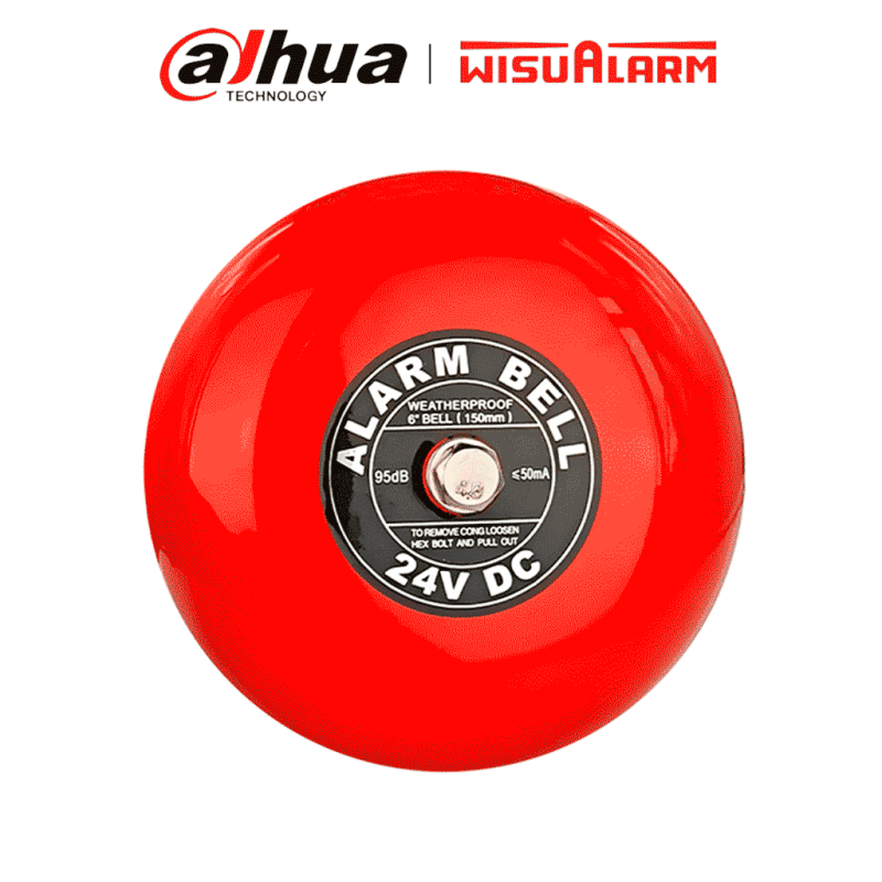 DAHUA WISUALARM DHI-HY-C152 - Campana de Alarma de incendio ofrece una instalación fácil, fabricada en aluminio resistente, emit