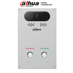 DAHUA VTA2502G - Video Intercomunicador de Emergencia /  4 Megapixeles /  Llamada de Emergencia con 1 Click /  Protocolo SIP