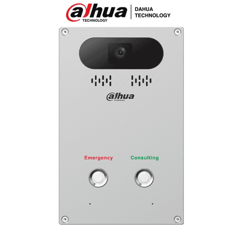 DAHUA VTA2502G - Video Intercomunicador de Emergencia / 4 Megapixeles / Llamada de Emergencia con 1 Click / Protocolo SIP DAHUA VTA2502G - Video Intercomunicador de Emergencia / 4 Megapixeles / Llamada de Emergencia con 1 Click / Protocolo SIP