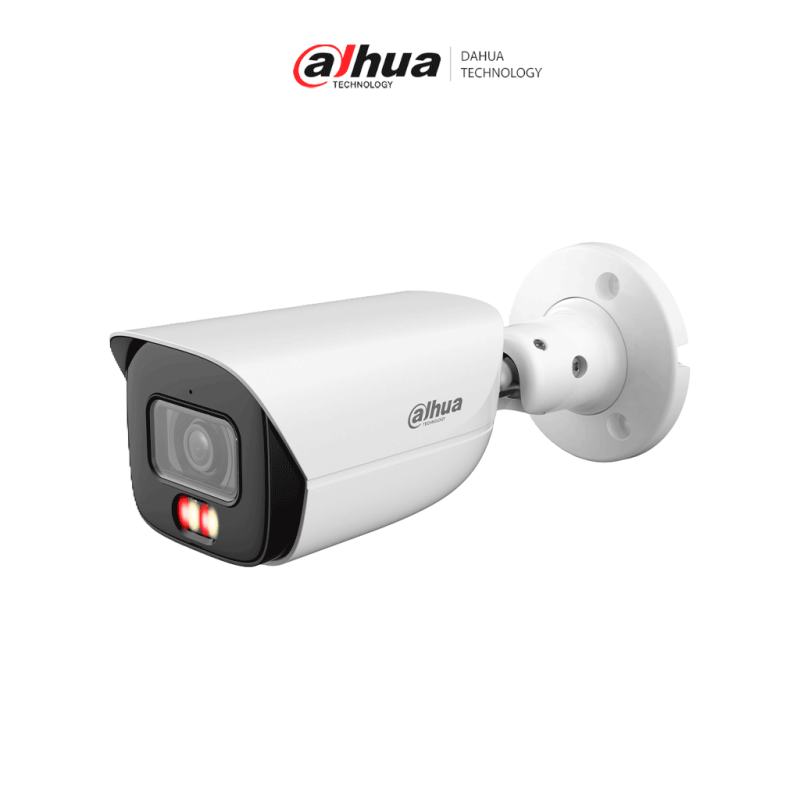 DAHUA DH-IPC-HFW3849E-AS-IL - Cámara IP Bullet de 8 Megapíxeles con Iluminador dual /  WizSense /  Lente de 2.8 mm