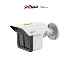 DAHUA DH-IPC-MFW5241T2-E3-ASE - Cámara de seguridad de triple lente 2MP con protección perimetral. Ofrece detección de humanos y