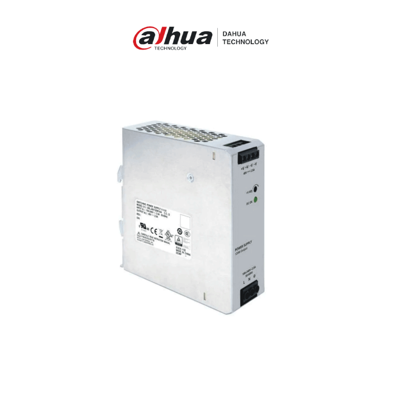 DAHUA DRL-48V120W1AA - Fuente de Alimentación de 48 VDC / 2.5 Ampers /  Instalación Sobre Riel Din /  para Switch PFS4410-6GT-DP
