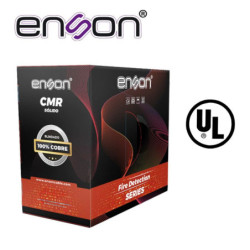 ENSON EPRO-5320F - Cable Para Deteccion De Incendio Enson Epro-5320F Forro Pvc Rojo Cmr Riser-Fplr Blindado 2C/18Awg