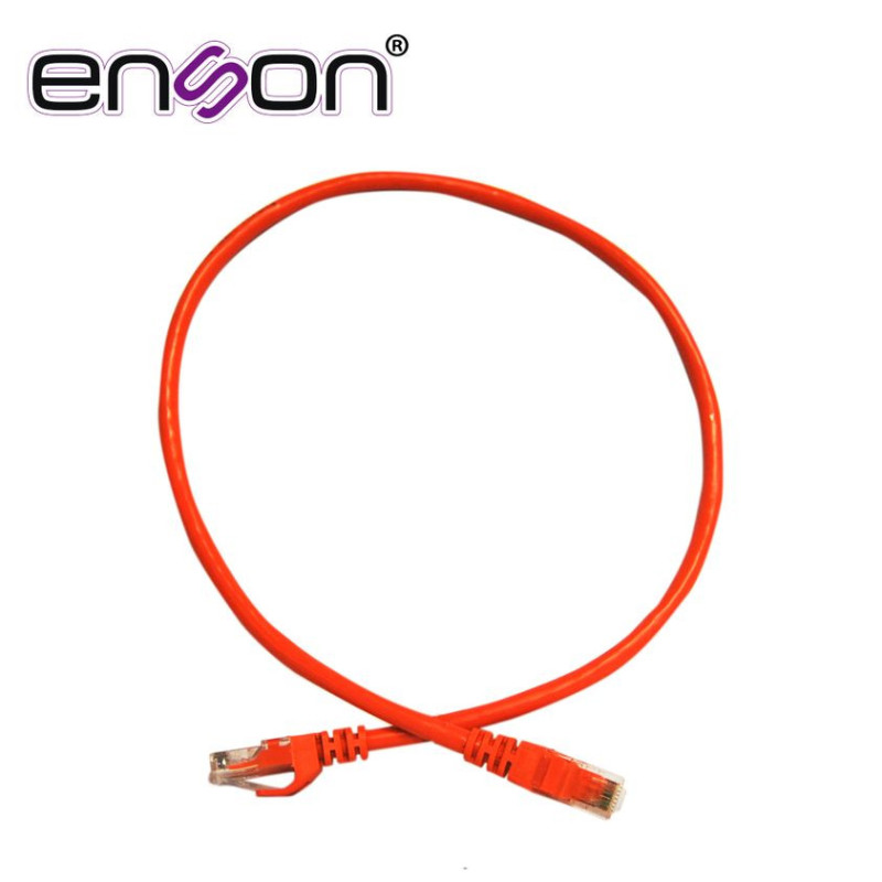 ENSON P6006O - Patchcord Utp Enson P6006O Cat6 60Cm Naranja Serie Epro 100-Ii 100 Por Ciento Cobre Para Mejor Identificacion