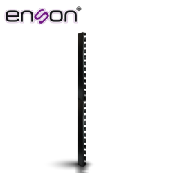 ENSON ENS-VM25U - Organizador Vertical Enson Ens-Vm25U Para Rack De 25Ur Con Ventanas De Acceso De Cableado Fabricado En Metal