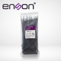 ENSON ENS-CHR200 - Cincho De Nylon Reutilizable Enson Ens-Chr200 4.8 X 200Mm De Longitud Fuerza De Tension De Hasta 18 Kgs