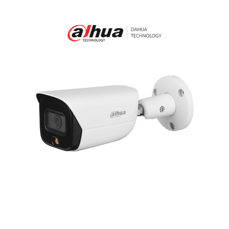 DAHUA DH-IPC- HFW3449E-AS-LED - Cámara IP 4MP / Fullcolor / 2.8mm / WizSense / SMD Plus / Detección de humanos y vehículos DAHUA DH-IPC- HFW3449E-AS-LED - Cámara IP 4MP / Fullcolor / 2.8mm / WizSense / SMD Plus / Detección de humanos y vehículos