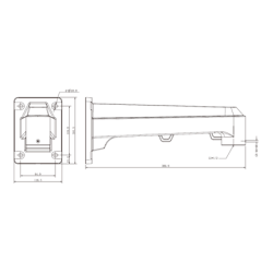 DAHUA PFB710W - Montaje para Pared para Camaras PTZ /