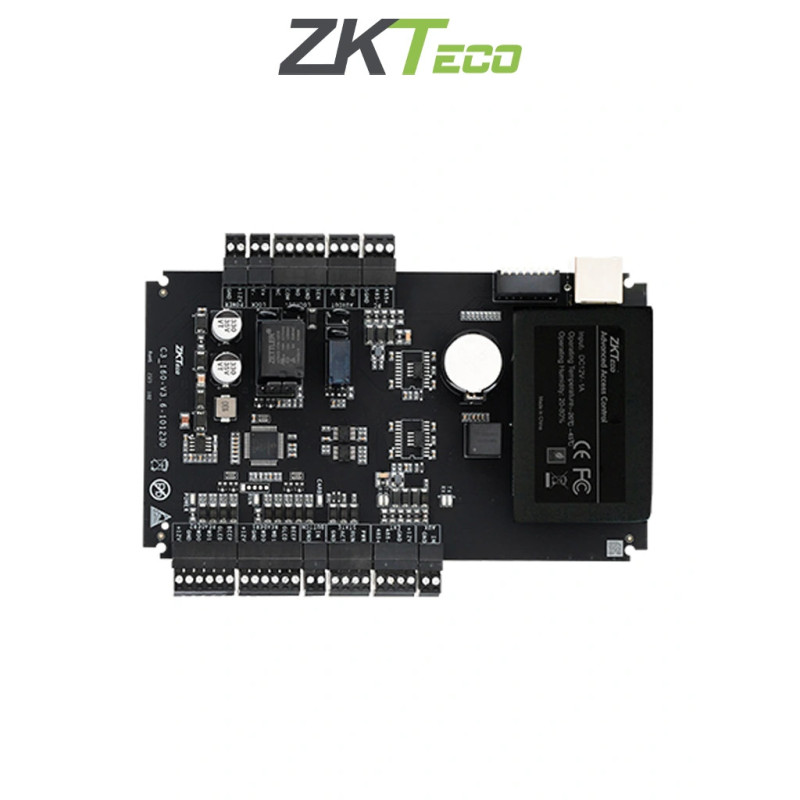 ZKTECO C3100Plus Package B - Panel de control de acceso RFID, 1 puerta, 2 vías, capacidad para 100,000 usuarios y tarjetas, capa