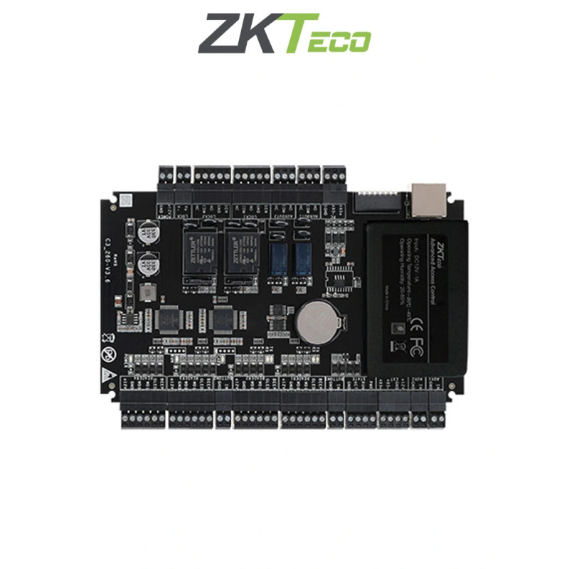 ZKTECO C3200Plus- Panel de control de acceso RFID, 2 puertas, 4 vías, capacidad para 100,000 usuarios y tarjetas, capacidad de c