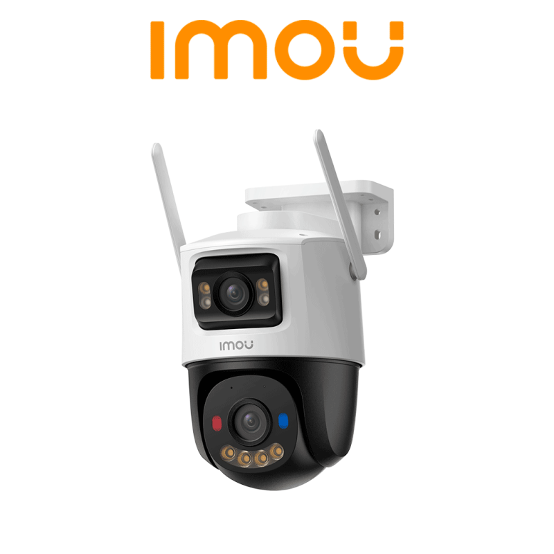 IMOU Cruiser Dual Pro 8MP (IPC-S7XFN-8U0WED-imou)- Cámara IP PT Dual Wifi Aurora Full Color de 8MP Lente Fijo de 4 MP + y Lente