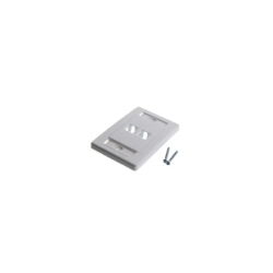 BELDEN AX101433- Placa frontal de 2 puertos color blanca  /  Compatible con jack 10GX, CAT6+ y CAT5E MDVO  /  SOBREPEDIDO