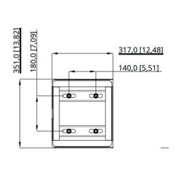 DAHUA DHI-IPMECD-3022-LM40-T20-AC110 - BARRERA IZQUIERDA  /  No Incluye Brazo
