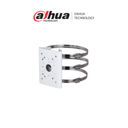 DAHUA DH-PFA150-T - Montaje para Poste compatible con Camaras PTZ /  Color Blanco /  Instalacion en exteriores /