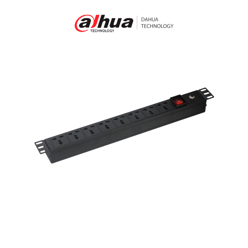 DAHUA ZZM10 / PDU(8 USA 250) Barra PDU multicontacto  / Max 250Vac /  10A /  2500W /  North American / 1.3mm2 , 3m