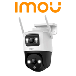 IMOU Cruiser Dual 8MP (IPC-S7XN-8M0WED) - Cámara IP PT Wifi Dual de 8MP con lente fijo y PT de 3MP, visión nocturna de 30m, micr