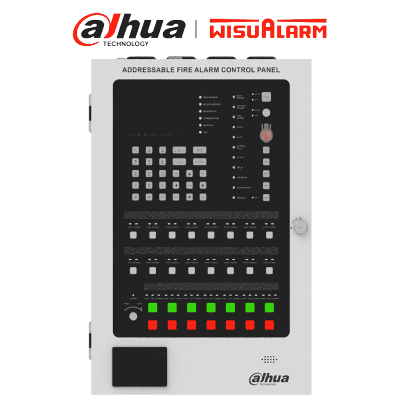 DAHUA DHI-HY-1025 - Panel de Detección de Incendio Direccionable, 500 dispositivos, Cuenta con Impresora, Pantalla LCD 4.3" (480
