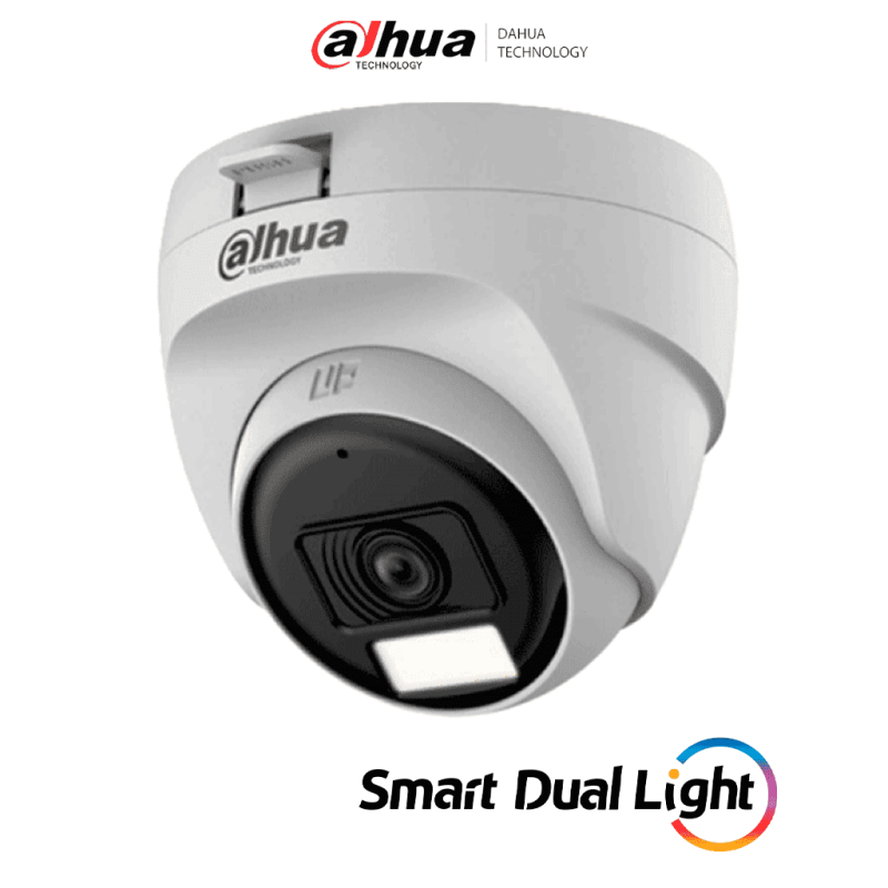 DAHUA HAC-T1A21N-U-IL-A - Cámara Domo de 2 Megapíxeles /  Lente de 2.8 mm Apertura Hasta 100°