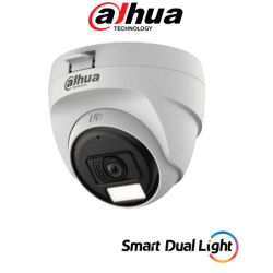 DAHUA DH-HAC-T1A51N-U-IL-A- Cámara Domo 5 Megapixeles /  Lente 2.8 mm Apertura Hasta 106° /  Iluminación Dual Inteligente