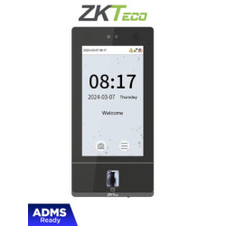 ZKTECO SenseFace 7A - Control de acceso y asistencia facial para 10, 000 rostros  /  50,000 tarjetas de proximidad de 125kHz