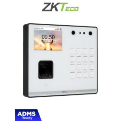 ZKTECO M2F PRO-LR - Control de asistencia facial para 500 rostros  /  1,000 tarjetas de proximidad de 125 Khz  /  1,000 huellas
