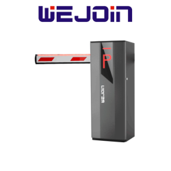 WEJOIN WJNSBG101HR34LED - Barrera Vehicular Derecha, Brazo de 4 Metros con Led, Velocidad 3 Segundo, Motor de Alto Flujo Sin Res