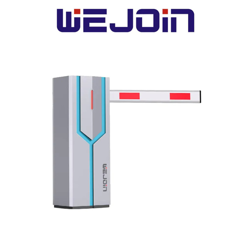 WEJOIN WJNSBG201L345 - Barrera Vehicular Izquierda, Brazo de 4.5 Metros Velocidad 3 Segundos, Motor de Alto Flujo Sin Resortes,