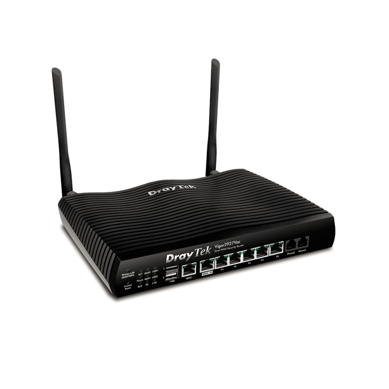 Ruteador Inalambrico Multi WAN /  1 Puertos WAN GE RJ45 /  1 Puerto intercambiable LAN & WAN /  5 Puertos LAN GE /  VoIP