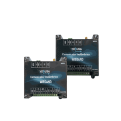 YONUSA WIE01 - Convertidor de lectora para control de acceso (cableado a inalámbrico)  /  1 Wiegand  /  2 Relevadores
