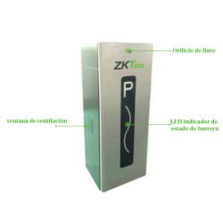 ZKTECO CMP200R - Barrera Vehicular de doble dirección Izq o Der /  Brazo Telescópico de 2.6 hasta 4.5 metros  /  3 Seg.