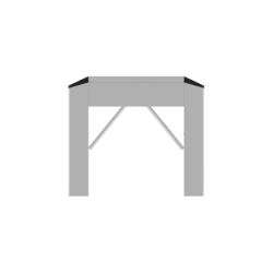 ZKTECO TS2000PLUS - Torniquete Tipo Puente Bidireccional /  Diseño Delgado /  Acero SUS304 /  Carril 50 cm
