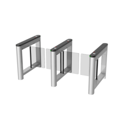 ZKTECO SATURNS1200 - Barrera Peatonal Central Abatible  /  Acero SPCC laminado en frío  /  Hasta 3 millones de ciclos