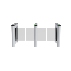 ZKTECO SATURNS1200 - Barrera Peatonal Central Abatible  /  Acero SPCC laminado en frío  /  Hasta 3 millones de ciclos