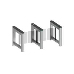 ZKTECO SATURNS1200 - Barrera Peatonal Central Abatible  /  Acero SPCC laminado en frío  /  Hasta 3 millones de ciclos