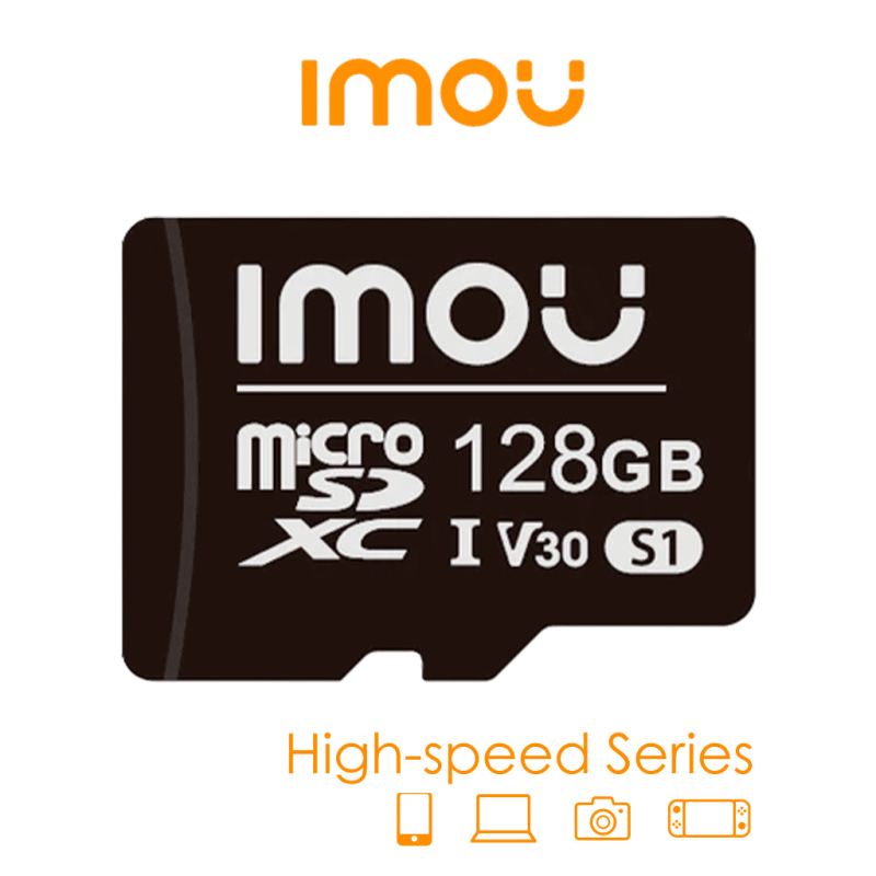 IMOU ST2-128-S1 - Memoria MicroSD de 128 Gb / UHS-1, Clase 10, U3, V30 / 3D TLC NAND flash / Velocidad de Lectura 95MB / s IMOU ST2-128-S1 - Memoria MicroSD de 128 Gb / UHS-1, Clase 10, U3, V30 / 3D TLC NAND flash / Velocidad de Lectura 95MB / s