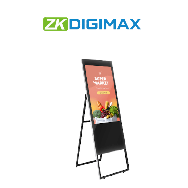 ZKTECO DG03A2F43 - Pantalla LED 43 Pulgadas para Publicidad Digital , Resolución 1920 X 1080 pixeles , Android 11 , 350 Nits de