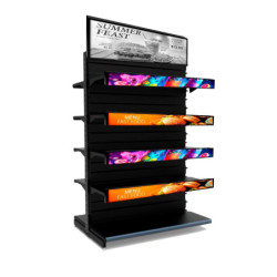ZKDIGIMAX DG03S1W23 - Pantalla LCD Estrecha de 23" para Estantería, Ultrapanorámica, Resolución Full HD, Android 8.1, Alta Brill