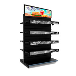 ZKDIGIMAX DG03S1W37 - Pantalla LCD Estrecha de 37" para Estantería, Ultrapanorámica, Resolución Full HD, Android 8.1, Alta Brill